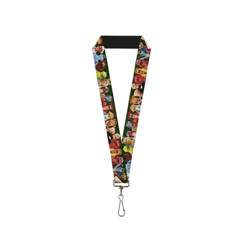 The Muppets Cast Animated Character Group Pose Design 19" Long Lanyard NWT